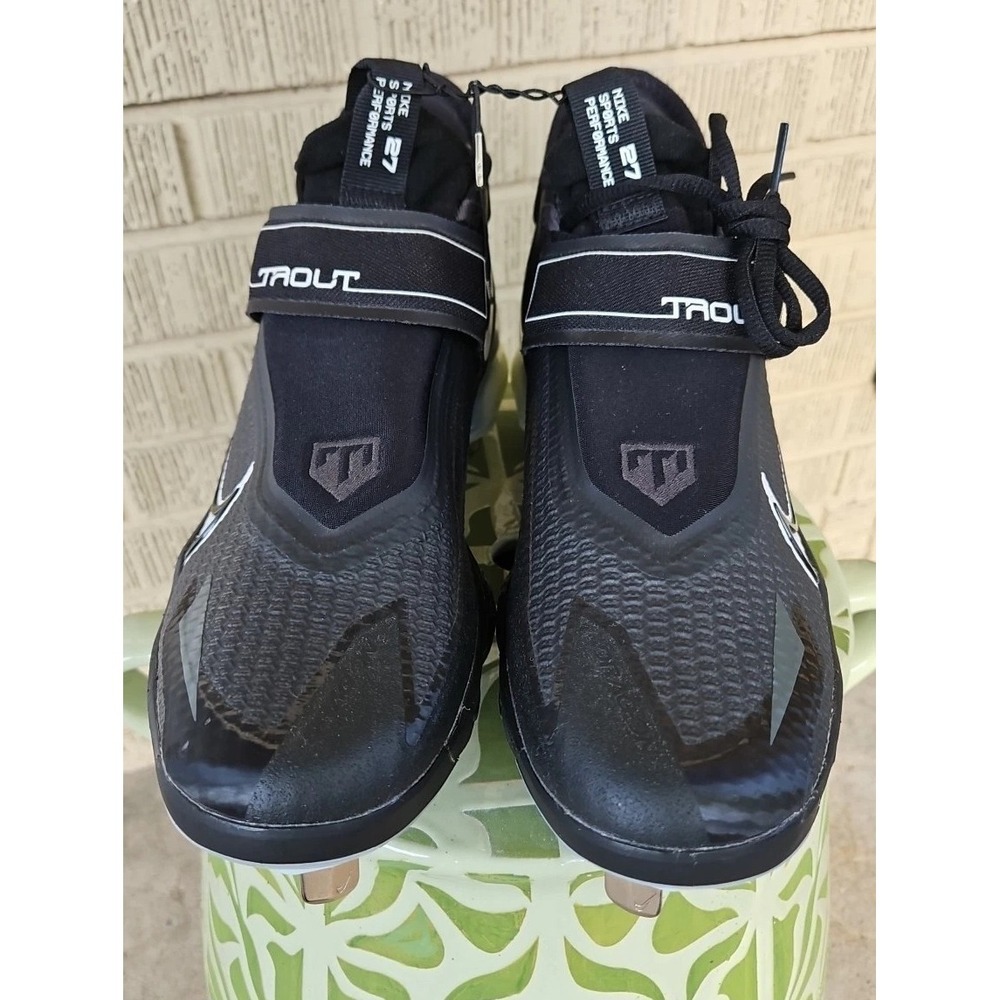 Nike Force Zoom Trout 8 Elite Black Baseball Cleats CZ5913-010‎ Men's Size 8